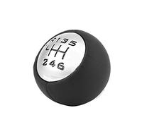 Akozon Gear Shift Knob Car 6 Speed Gear Shift Lever Knob Head For 307 308 3008 407 5008 807 C3 C4 C8