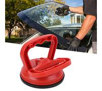 Akozon Glass Suction Cup Plate Puller Single Claw Red ABsPVC Plastic Tile Floor Sheet Lifter Moving Glass and Tiles - Heavy Duty Vacuum Lifter