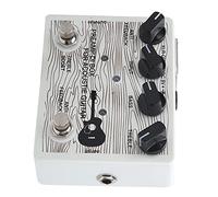 Akozon Guitar Pedal Electric Preamp Improved Sound Effects and Compact Design - Pedal Electric Preamp Guitars Portable with LED Indicator Aluminium Alloy Instrument Equipment DC9V