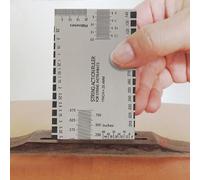 Akozon Guitar String Gauge Tool with Fret Protectors Set for Guitar Bass Instruments, Measurement Standard String Action Ruler Gauge with Fret Protectors Set for for Electric