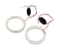 Akozon halo light car 80mm COB Angel Eyes Headlight 1 Pair Car Halo Rings Angel Eye COB Chips Headlight DRL LED for Motorcycle Car