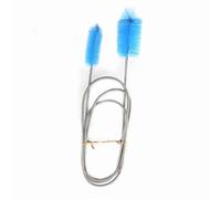 Akozon hamster tube cleaner + pipe cleaning brush, flexible double brush fish tank spring clean 3 colors(blue) filter cartridge under gravel acrilic t