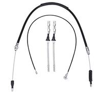 Akozon Handbrake Cable 4Pcs Rear Handbrake Cable Set Fit for Corsa C 1.0, 1.2 & 1.3 CDTi