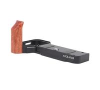 Akozon Handgrip L Shape Grip with Plate Wooden Hand Grip L Bracket for A7C2 A7CR Camera (Black)