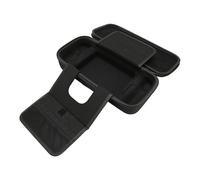 Akozon Handheld Console Carrying Case for Steam Deck - Hard Shell with Card Storage, Built-in Stand, and Ergonomic Handle for Travel (Black)