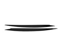 Akozon Headlight Eyebrow, 1 Pair Car Headlight Eyebrow Headlight Decoration Eyebrow Eyelids Trim Cover Fit for 7 2013-2018 (Black)