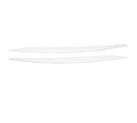 Akozon Headlight Eyebrow, 1 Pair Car Universal Headlight Eyebrow Headlight Decoration Eyebrow Eyelids Trim Cover Fit For Golf 7 2013-2018 (white)