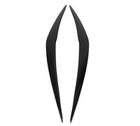 Akozon Headlight Eyebrow Glossy Black Trim Elegant Protection for 1 Series F20 F21 Hatchback 2015-2019