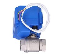 Akozon High Efficiency Motorized Valve Stainless Steel Straight Through Electric Valve DN15 DC12V - Industrial & Scientific Hydraulics