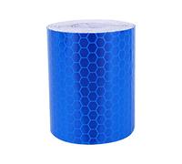 Akozon 3M High Intensity Reflective Tape,Rollo Advertencia Fluorescente Cinta Adhesiva Reflectante Pegatina Seguridad for Trucks Trailers Cars Blue