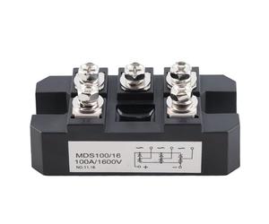 Akozon High Power MDS100A Black Three Phase Diode Bridge Rectifier, 100A Amp 1600V, with Stable Performance for Power Supply Conversion
