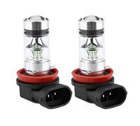 Akozon Ice Blue Fog Light Bulb Set of Fog Lights Led Fog Light Bulb H11 H8 8000 K 1000 LM 20 LEDs 100 W Headlight Bulbs Kit