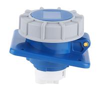Akozon Industrial Socket, Boat Shore Power Socket IP67 Waterproof with Gasket 16A 220-250V for Yacht RV Motorhome Caravan