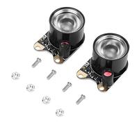 Akozon Infrared 3W LED Lights, 1 Pair, 850IR Night Vision, Camera Module, Fill Light, DIY, Adjustable Resistor, Ideal Imaging Distance