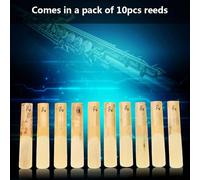 Akozon Item Title 10Pcs 2 5 Soprano Saxophone Plastic Mouthpiece Reeds Repair Parts For Beginnerskey Words Accessories Beginner Reedsfeatures Material Made From Pre