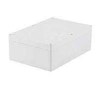 Akozon Junction Box, 263 * 185 * 95mm Electrical Project Enclosure Instrument Case Water-Resistant White Plastic Enclosure Project Case DIY Junction Box