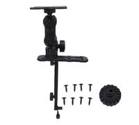 Akozon Kayak Fish Finder Mount 360 Adjustable Bracket 1.5 Inch Ball Base 18lbs Clamping Force Fit for 4 Vivid 4cv 1.5 Inch Ball Fish Finder Bracket