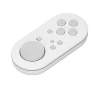 Akozon Key Chain Sized Mini Controller for Anki App, Wireless Controller for Anki App Gamepad Sized Portable Compact with Cable and Strap for Pink (White)