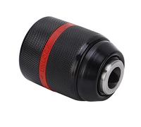 Akozon Keyless Drill Chuck 1/2 20UNF Mount Self Tightening Electric Drill Chuck 2 13mm Clamping Hex 63mm Metal Ergonomic Design for Wood Metal Plastic Professional Tool (Round 58mm / .3in)