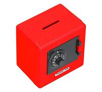 Akozon Kids Bank Coin Storage Case- Children's Safe Simulation with Coded Lock, Mini Money Saving Box for Coin Cash Storage (Red)