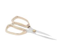 Akozon Kitchen Scissors - All Purpose Stainless Steel Cooking Scissors for Poultry, Fish, Meat, and Bones - Ergonomic Design for Comfort and Efficiency (Golden)