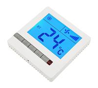 Akozon Lcd Digital Thermostat With Delay Compressor Protection For Fan Coil Units Temperature Control Air Conditioning