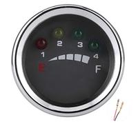 Akozon LED Battery Meter Battery Indicator Gauge Precise LED Display for Electric Solar Boat Golfcart ATV Forklift(24V)