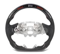 Akozon LED Display Shift Lights Carbon Fiber Steering Wheel Replacement Universal Fitment for Everest and After