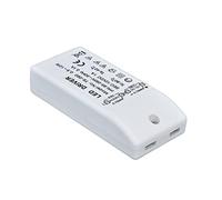 Akozon LED Driver 12V DC 1A Power Transformer 12W Constant Current Adapter | Compact LED Driver, ABS Material, Suitable for LED Strips and Lights