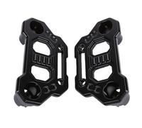 Akozon LED Light Bar Hood Mounting Bracket Solid Aluminum Alloy A Pillar Fog Light Pod Bracket for JL JLU JT 2018-2025