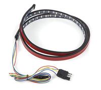 Akozon LED Tailgate Light Strip, 60in Dual-Row 12-24V Universal | PVC Housing, Brake Turn Reverse Signals, IP65 , Original Connector, Pickup Trucks, RVs, Signal Bar