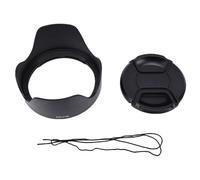 Akozon Lens Shade Lens Cap Kit Compatible EF 35mm F1.4L II Camera Hood Matte Finish 72mm Cap