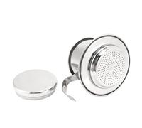 Akozon Less Steel Drip Coffee Maker Fine Mesh Double Layer Infuser for Authentic Pour Over Coffee Experience At Home