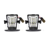 Akozon License Number Plate Lamp Pair of LED Light Fit for JK 2007-2018(12V)