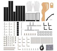 Akozon Light Open e Chassis for Vertical Overclocking - M ATX ITX Compatible Test Platform with Easy Assembly and Carry Handle (Black)