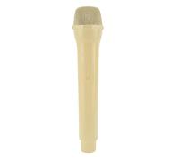 Akozon Lightweight Simulated Microphone Prop - ABS Handheld Mic for Speech Practice, Cosplay & Photography - Ideal Kids Toy & Toddler Fake Microphone (Yellow)