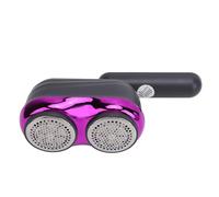 Akozon Lint Remover Double Head Rechargeable Fuzz Trimmer with 2000mAh Battery, 20000RPM High Speed Motor, LED HD Digital Display and 50ML Acity for Clothes, Sweaters, and More (Grey)
