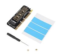 Akozon M.2 NGFF to PCI-E 3.0 X16 SSD Hard Drive Expansion Riser Card with Multiple PCIE Interfaces - High-Speed Adapter Card Ideal for Computer Upgrades and Hardware Enhancements