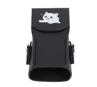 Akozon Magnetic Closure Leather Camera Case Fit for POCKET3 Protective Carrying Bag Cover, Durable Comfortable Digital Camera Pouch (Black)