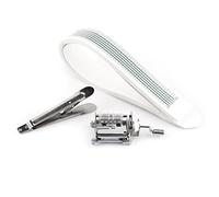 Akozon Make Your Own Music Box Kit Music Box Part, DIY Tune Hand Crank 15 Note Music Box Movement + Hole Puncher + 20 Paper Tapes