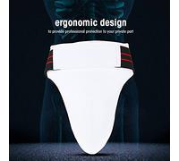 Akozon Men Taekwondo Groin Guard - Boxing Karate Jockstrap Sanda Crotch Protector for Optimal Comfort & Safety (XL)