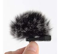 Akozon Microphone Windshield Cover, Furry Windscreen Cover Lapel Lavalier Microphone Furry Cover Windscreen Windshield Muff Fur for Clip-On Microphone Wm6 WM8 M1