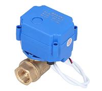 Akozon Mini DN15 Electric Ball Valve Brass Motorized Switch DC12V - Efficient Control for Water Treatment Systems