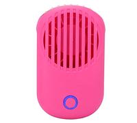 Akozon Mini Eyelash Dryer Fan Portable Bladeless Nail Art Blower with 2-Speed Wind, T-Shaped Bracket for Hands-Free Use, Usb Rechargeable & Travel-Friendly Design (Rose Red)