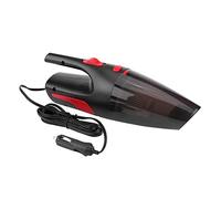 Akozon Mini Handle Car Vacuum Cleaner, Wired Vacuum Cleaner DC12V 120W Wired Car Portable Vacuum Cleaner Wet Dry Dust Catcher with Light