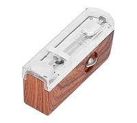 Akozon Mini Mechanical Metronome - Portable Universal Rhythm Tool for Piano, Ukulele, Guitar, Violin, and Other Instruments (Nature Wood Color)