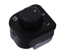 Akozon Mirror Control Switch Knob Driver Side Rear View Adjustment Control Switch for MK5 MK6 B6 3C, Premium ABS Material