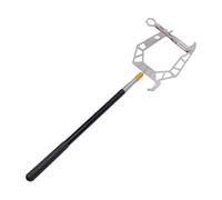 Akozon Mooring Rope Dock Hook with Telescopic Rod 41-150cm for Boats and Kayaks, U Shaped Dock Line Threader for Mooring Assistance, Boat Rope Guide Hook with Lightweight Aluminum