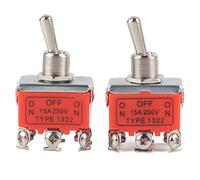 Akozon Motor Toggle and Reverse Functions - 2 Pcs 6 Pin Motor Industrial & Scientific Uses - 15A