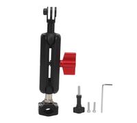 Akozon Motorcycle Bike Camera Holder Handlebar Mount Bracket Multifunctional Adjustable Angle 360 Degree Rotation (S)